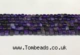 CAA5391 15.5 inches 6*7mm - 8*8mm nuggets agate gemstone beads