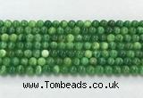 CAA5405 15.5 inches 6mm round peacock  serpntine gemstone  beads wholesale