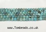 CAA5414 15.5 inches 8mm round agate gemstone beads