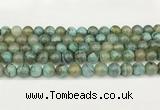 CAA5416 15.5 inches 10mm round agate gemstone beads