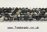CAA5425 15.5 inches 10mm round agate gemstone beads