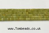 CAA5438 15.5 inches 6*8mm faceted rondelle agate gemstone beads