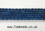 CAA5447 15.5 inches 8*12mm rice agate gemstone beads