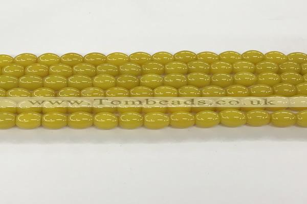 CAA5448 15.5 inches 8*12mm rice agate gemstone beads