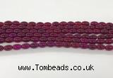 CAA5453 15.5 inches 8*12mm rice agate gemstone beads