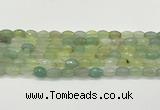 CAA5467 15.5 inches 8*12mm faceted rice agate beads