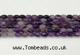 CAA5476 15.5 inches 8*12mm faceted rice agate beads