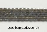 CAA5482 15.5 inches 8*12mm faceted rice agate beads