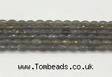 CAA5482 15.5 inches 8*12mm faceted rice agate beads