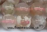 CAA5817 15 inches 10mm round sakura agate beads