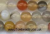 CAA5906 15 inches 6mm round colorful agate gemstone beads