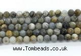 CAA6122 15.5 inches 8mm round bamboo leaf agate gemstone beads