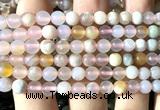 CAA6241 15 inches 6mm round sakura agate beads wholesale