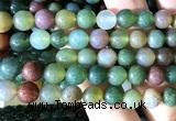 CAA6252 15 inches 8mm round Indian agate beads wholesale