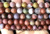 CAA6257 15 inches 8mm round Portuguese agate beads wholesale