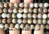 CAA6267 15 inches 8mm round fire agate gemstone beads