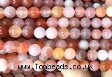 CAA6272 15 inches 8mm round south red agate beads wholesale