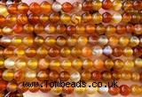 CAA6431 15 inches 6mm round red agate beads wholesale