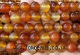 CAA6434 15 inches 12mm round red agate beads wholesale