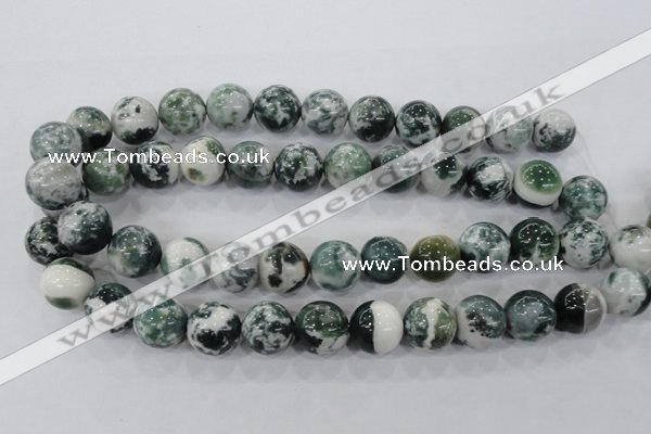 CAA705 15.5 inches 16mm round tree agate gemstone beads wholesale