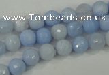 CAA736 15.5 inches 8mm faceted round blue lace agate beads wholesale