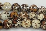 CAA753 15.5 inches 14mm round wooden agate beads wholesale