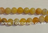 CAA87 15.5 inches 6mm round botswana agate gemstone beads