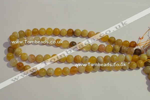 CAA91 15.5 inches 14mm round botswana agate gemstone beads