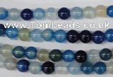 CAA930 15.5 inches 6mm round agate gemstone beads