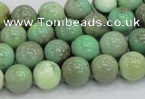 CAB01 15.5 inches 10mm round green grass agate gemstone beads