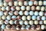 CAB1014 15 inches 10mm round blue agalmatolite beads wholesale