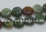 CAB129 15.5 inches 12mm coin india agate gemstone beads wholesale