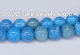 CAB221 15.5 inches 8mm round blue crazy lace agate beads