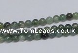 CAB382 15.5 inches 4mm round moss agate gemstone beads wholesale