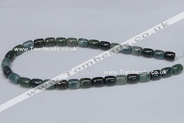 CAB392 15.5 inches 10*12mm column moss agate gemstone beads wholesale