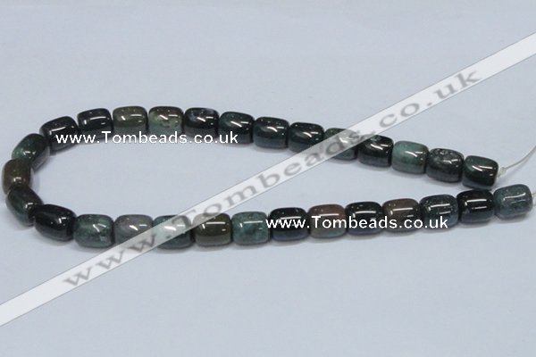 CAB393 15.5 inches 12*14mm column moss agate gemstone beads wholesale