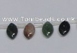 CAB412 15.5 inches 8*12mm horse eye moss agate gemstone beads