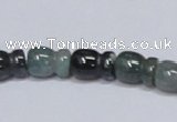 CAB426 15.5 inches 9*13mm vase-shaped moss agate gemstone beads