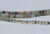 CAB429 15.5 inches 3mm round indian agate gemstone beads wholesale