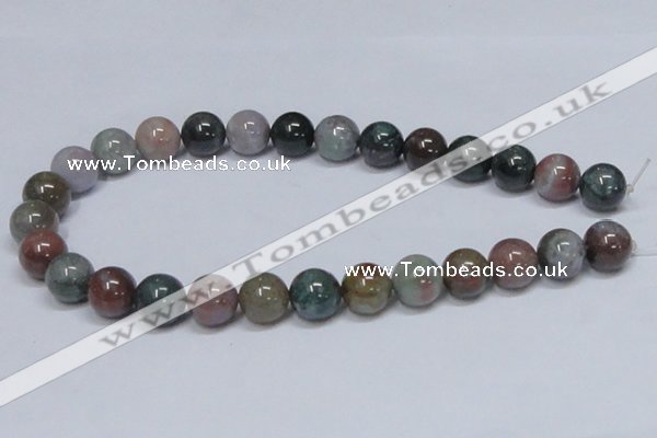 CAB435 15.5 inches 14mm round indian agate gemstone beads wholesale