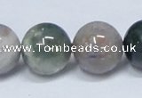 CAB436 15.5 inches 18mm round indian agate gemstone beads wholesale