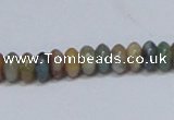 CAB440 15.5 inches 4*8mm rondelle indian agate gemstone beads