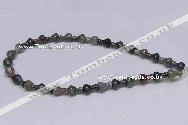 CAB466 15.5 inches 10*14mm vase-shaped indian agate gemstone beads