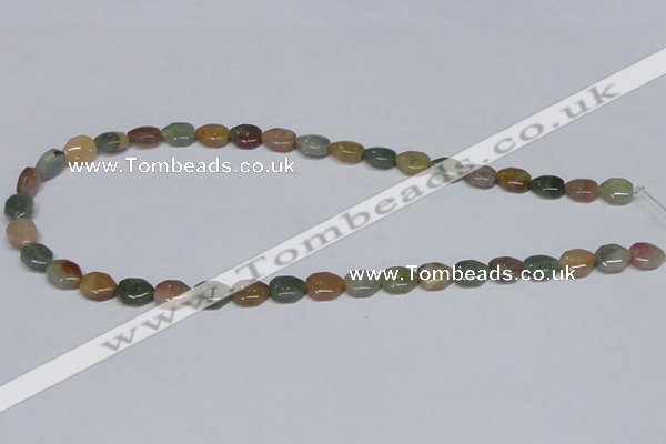 CAB467 15.5 inches 8*10mm freeform indian agate gemstone beads