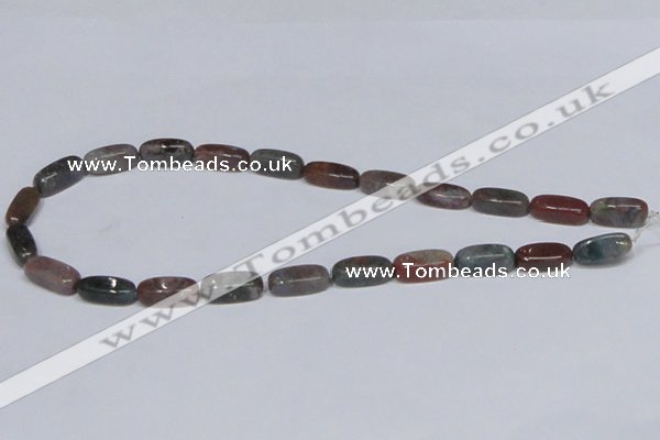 CAB473 15.5 inches 6*8*18mm cuboid indian agate gemstone beads