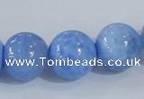 CAB649 15.5 inches 16mm round fire crackle agate beads wholesale