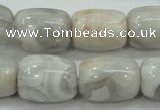 CAB904 15.5 inches 15*20mm drum natural crazy agate beads wholesale