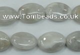 CAB911 15.5 inches 13*18mm oval natural crazy agate beads wholesale