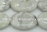 CAB913 15.5 inches 22*30mm oval natural crazy agate beads wholesale