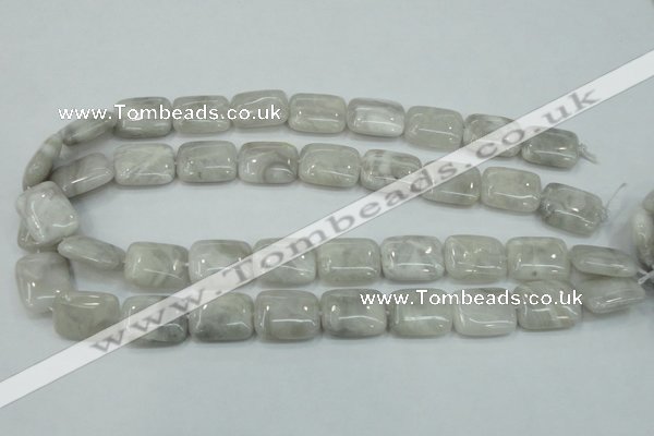 CAB922 15.5 inches 15*20mm rectangle natural crazy agate beads wholesale